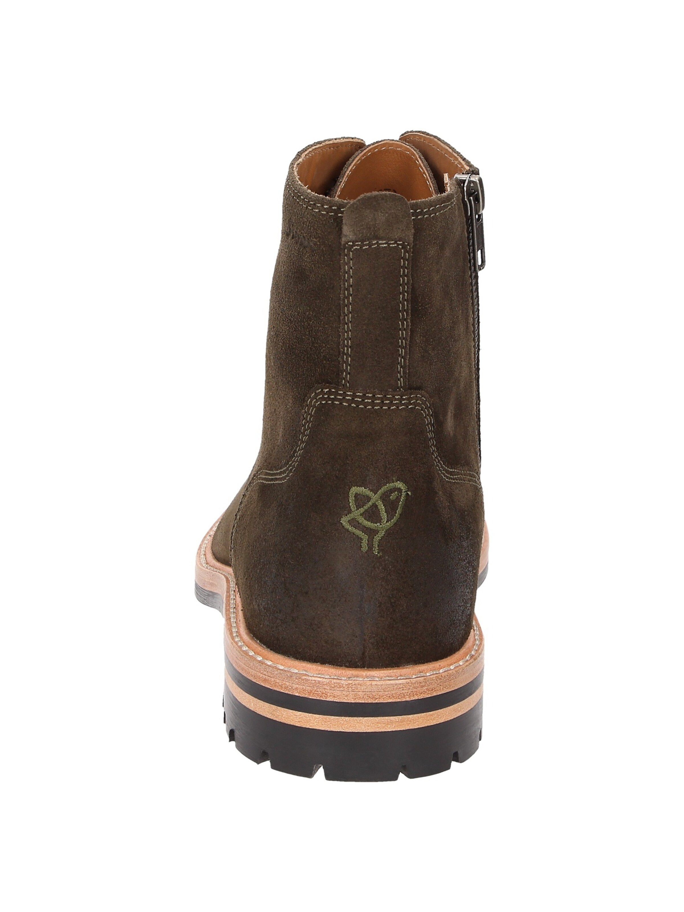 SIOUX Lace-up boots 'Tils bootie 003' in Green