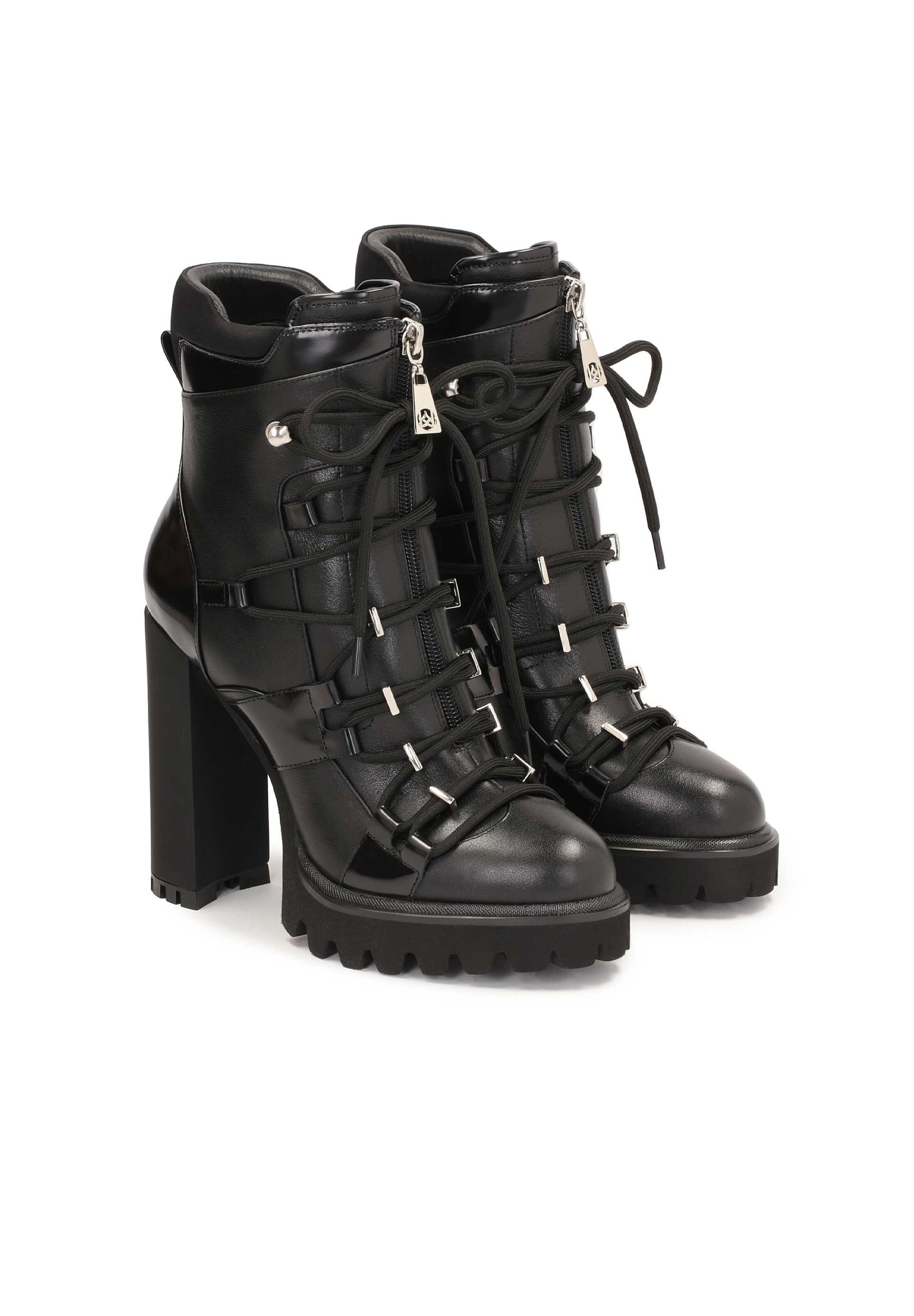 Kazar Lace-up bootie in Black