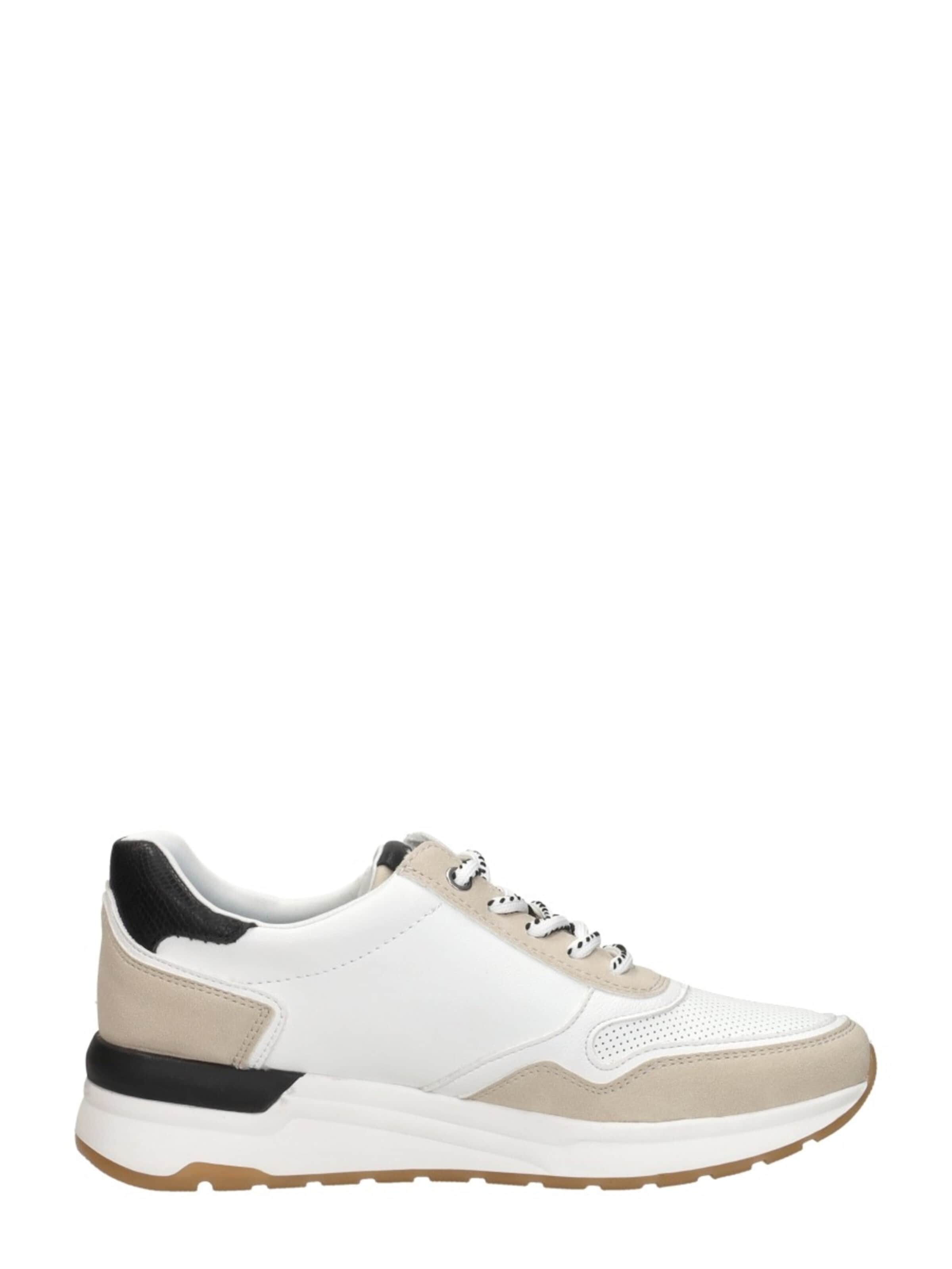 MARCO TOZZI Sportieve veterschoen 'Sneakers Laag' in Beige