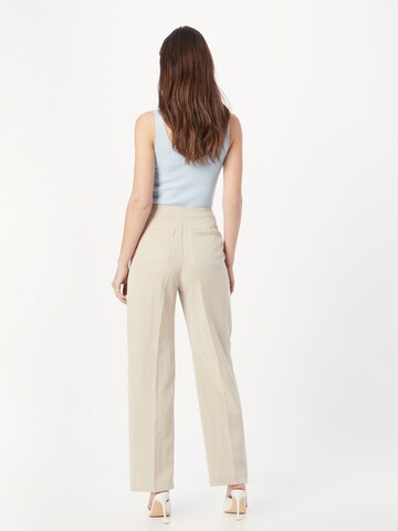 GAP Loose fit Trousers with creases in Beige