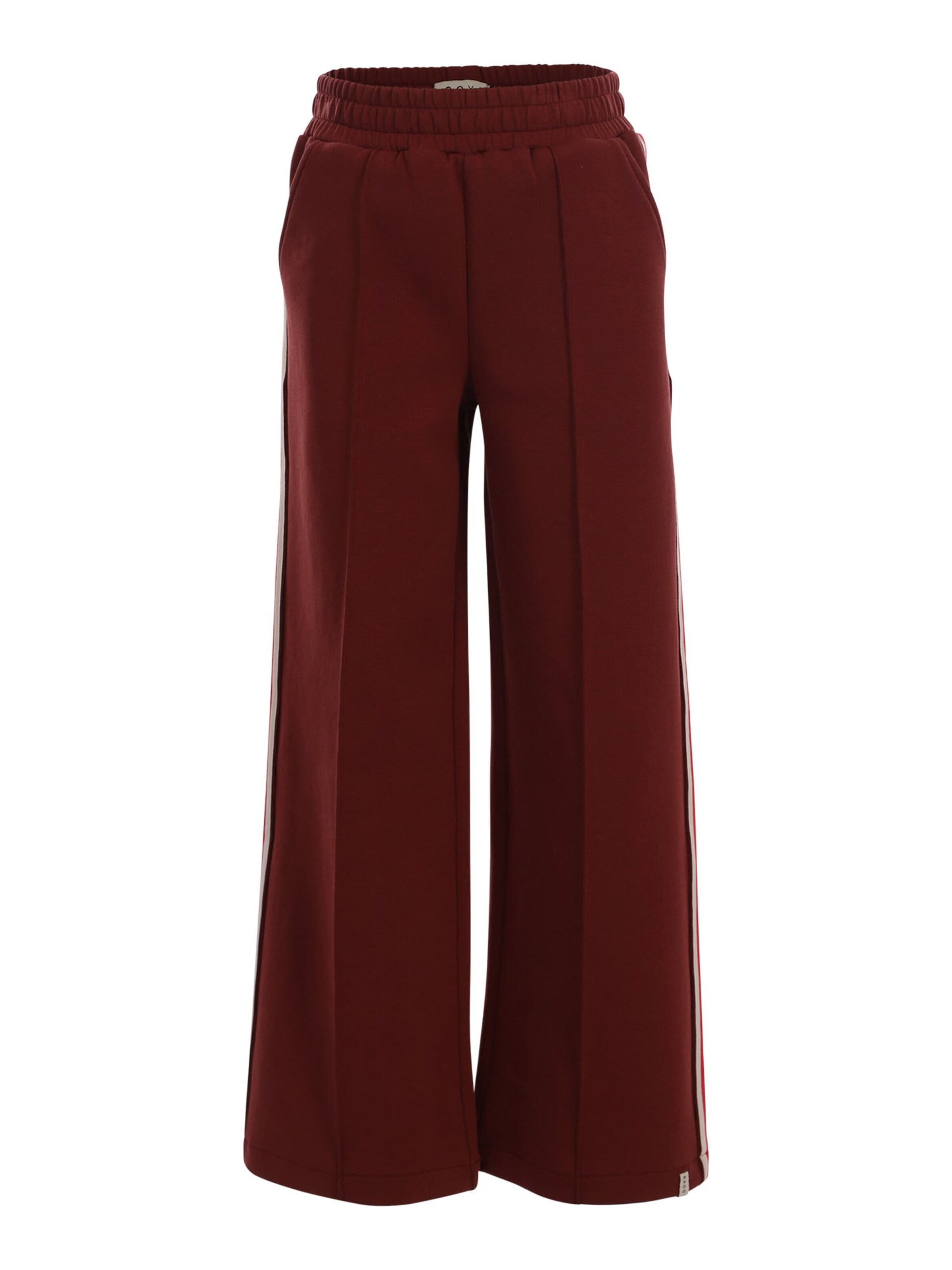 Looxs Revolution Wide leg Broek in Bruin: voorkant