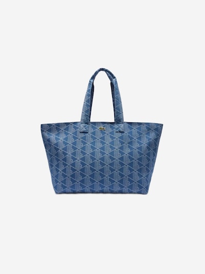 LACOSTE Cabas 'Lacoste Sac Cabas XL Summer Pack Mono Jacquard Denim' en One Size en bleu, Vue avec produit