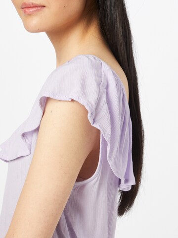 ICHI Blouse in Purple