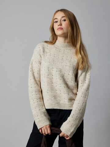 Pull-over NAME IT en beige : devant