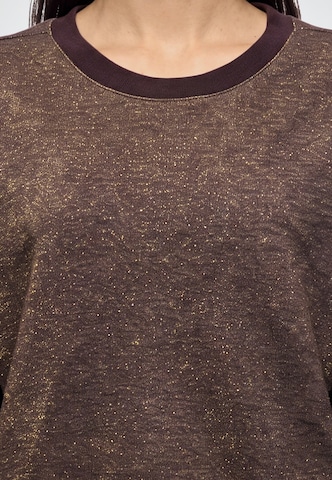 NÜMPH Sweatshirt 'SALINA' in Brown: front