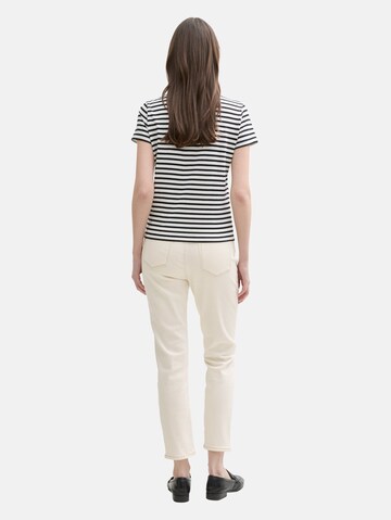 TOM TAILOR DENIM Slimfit Jeans 'Lotte' in Weiß