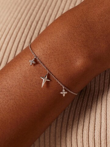 Lucardi Bracelet 'Essentials' in Silver: front