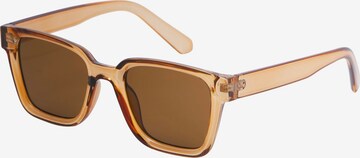 Lunettes de soleil 'PONTUS' JACK & JONES en marron : devant