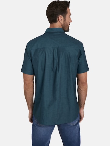 Jan Vanderstorm Comfort fit Button Up Shirt ' Evin ' in Green