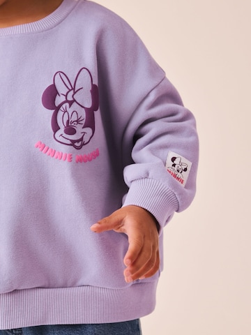 Next Sweatshirt 'Minnie Mouse' in Purple