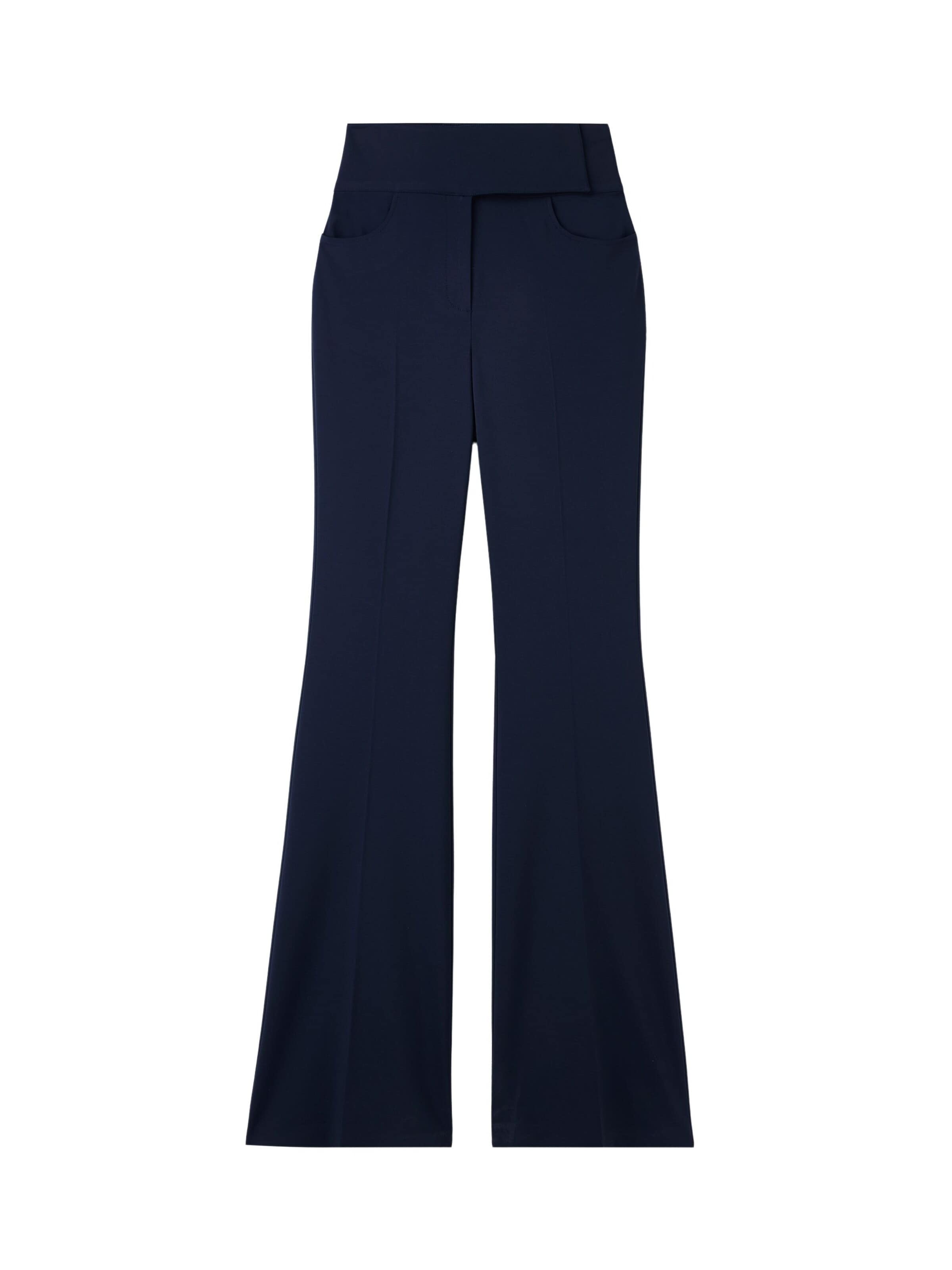 Pantalon à plis adl en bleu : devant