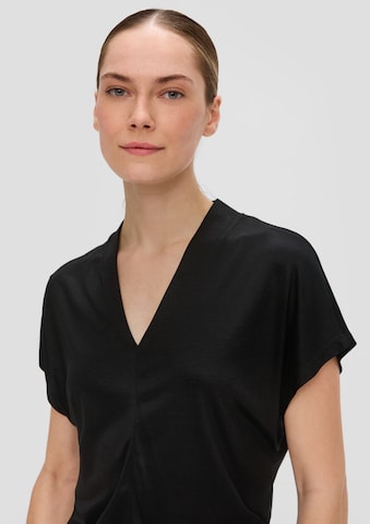 s.Oliver BLACK LABEL Bluse in Schwarz