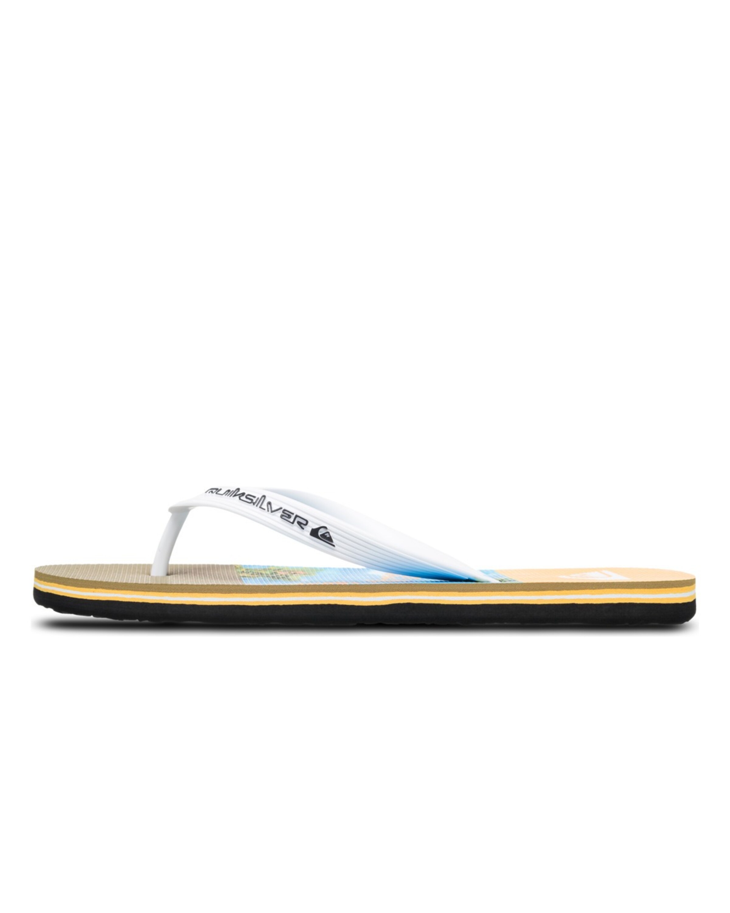 QUIKSILVER Teenslippers 'Molokai Stripe 25' in Blauw: voorkant