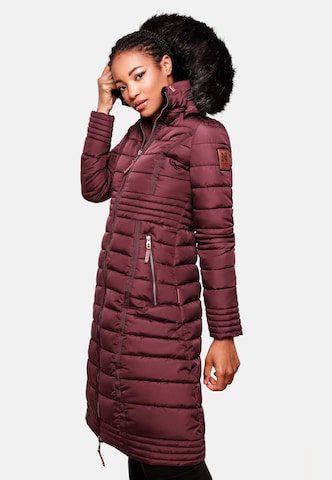 NAVAHOO Winter coat 'Umay' in Red: front