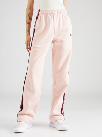 Loosefit Pantalon 'Radice' ELLESSE en rose : devant