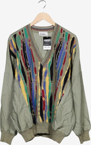 Carlo Colucci Pullover XL in Grün: Vorderseite
