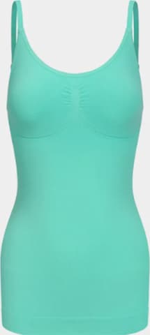 cfab (formerly creamy fabrics) Shapingtop 'Shaping Cami' in Groen: voorkant