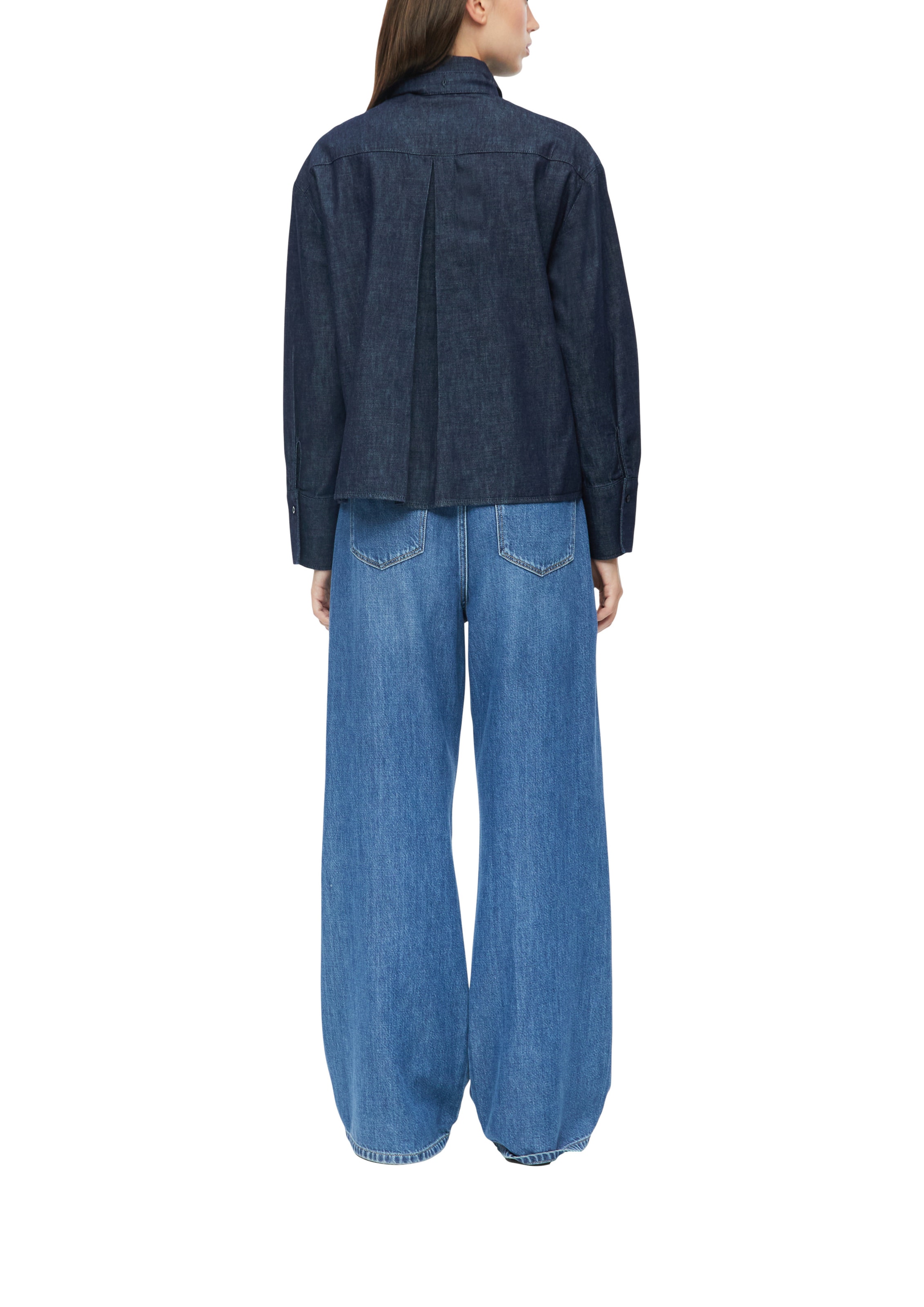 Chemisier s.Oliver en bleu : derrière