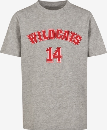 F4NT4STIC Shirt 'Disney High School Musical The Musical Wildcats 14' in Grijs: voorkant