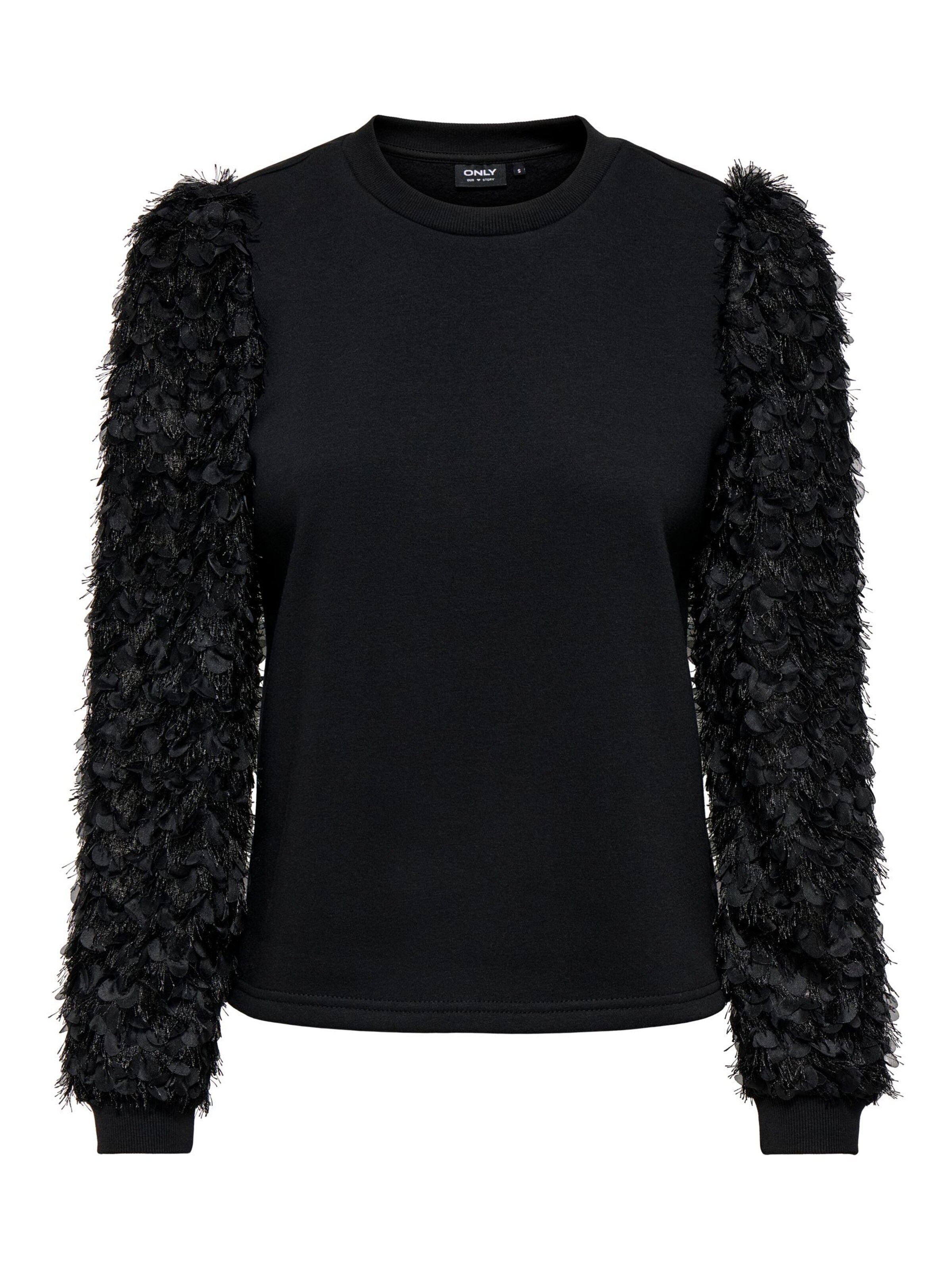 ONLY Sweatshirt 'ONLLAVIN' i sort: forside