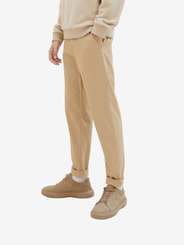 regular Pantaloni chino di TOM TAILOR DENIM in beige