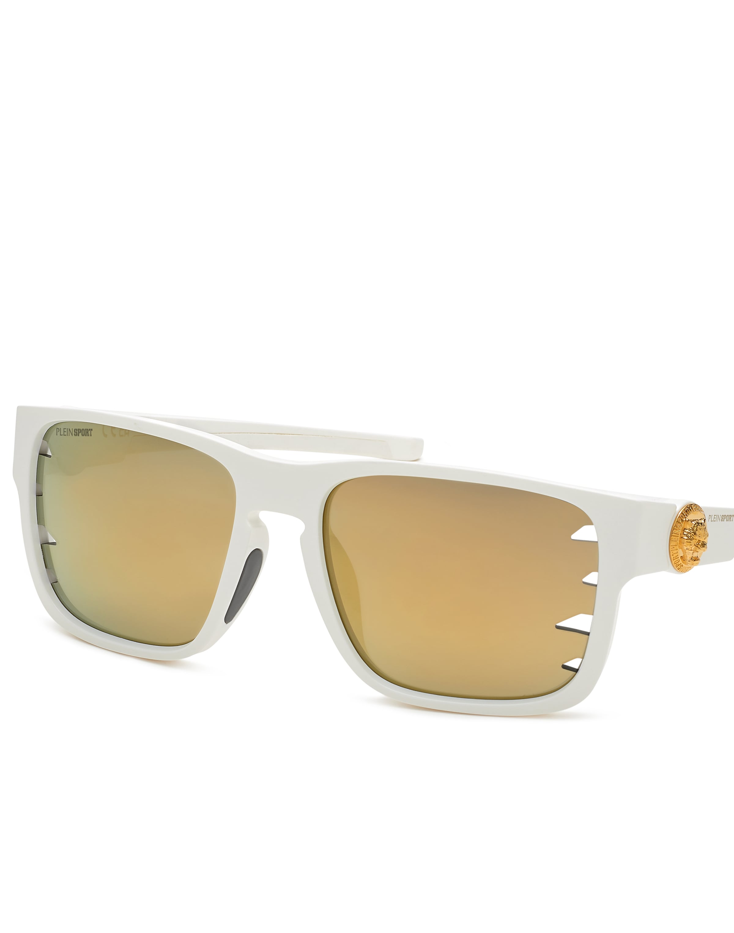 Occhiali da sole 'Gaze' di Plein Sport in bianco