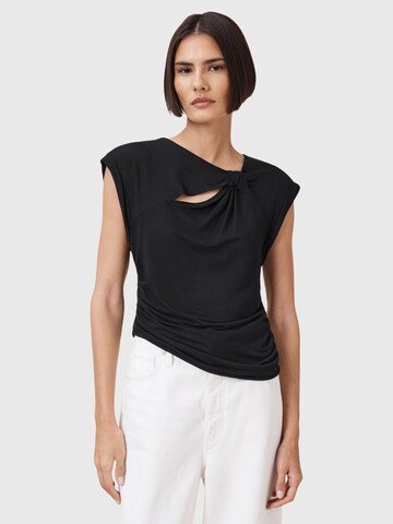 Maglietta 'ROBIN' di AllSaints in nero: frontale