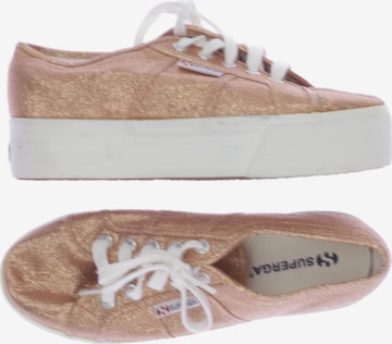 SUPERGA Sneaker 38 in Gold: predná strana