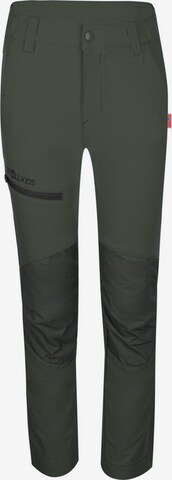 TROLLKIDS Outdoor Pants in Green: front
