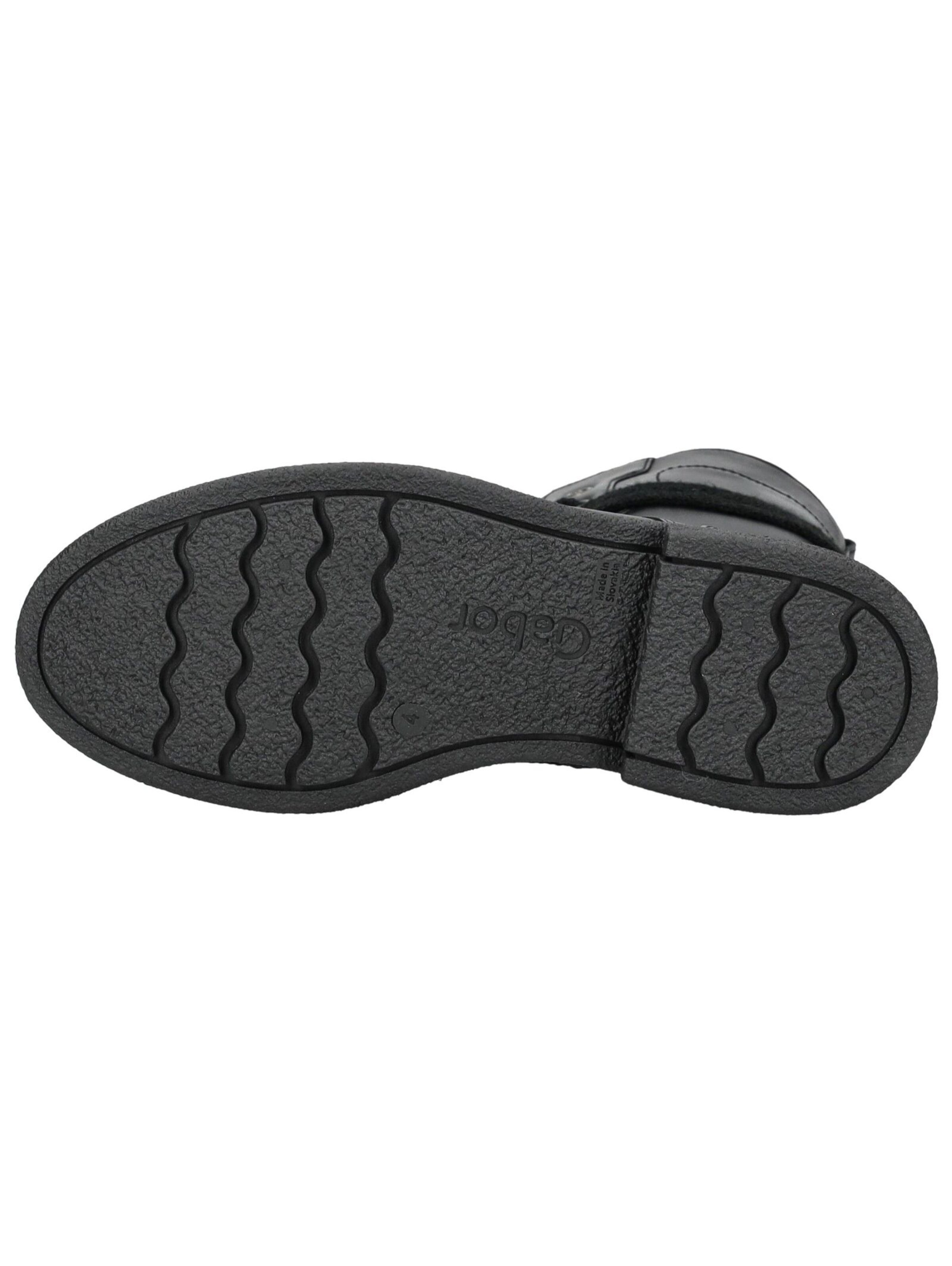 GABOR Lace-up bootie in Black