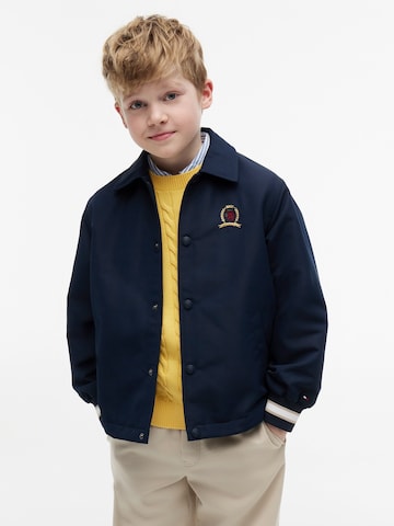 TOMMY HILFIGER Kurtka przejściowa w kolorze niebieski: przód