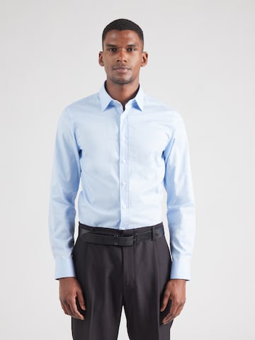 Michael Kors Slim Fit Hemd in Blau: Vorderseite