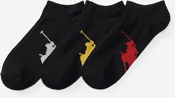 Chaussettes Polo Ralph Lauren en noir : devant