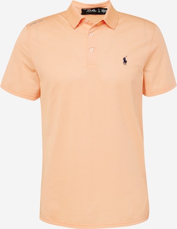 Tricou 'TOUR' de la Polo Ralph Lauren pe portocaliu: față