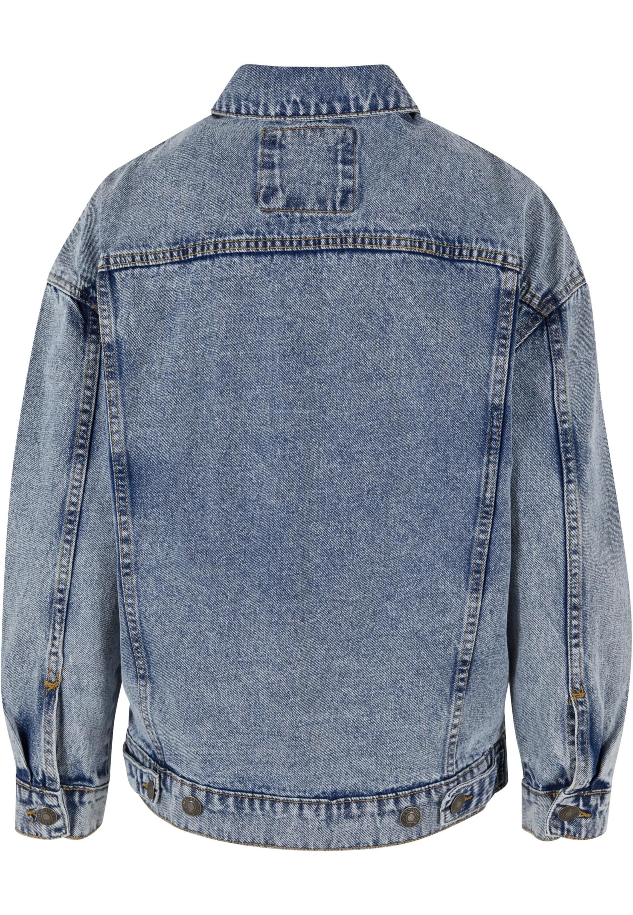 Urban Classics Tussenjas in Blauw: voorkant