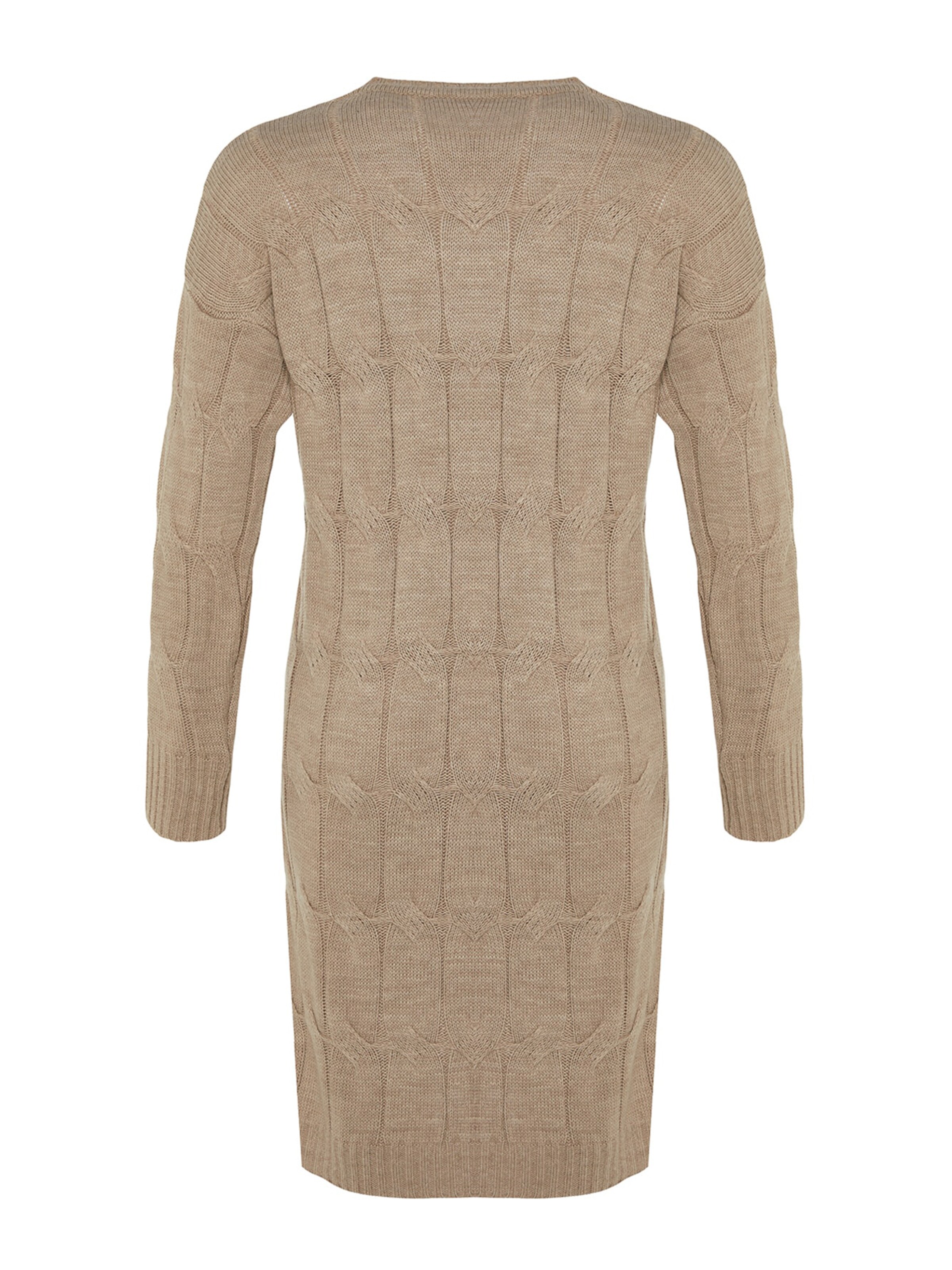 Trendyol Knit dress in Brown