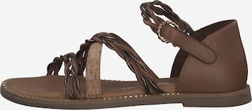 Sandalo con cinturino di TAMARIS in marrone