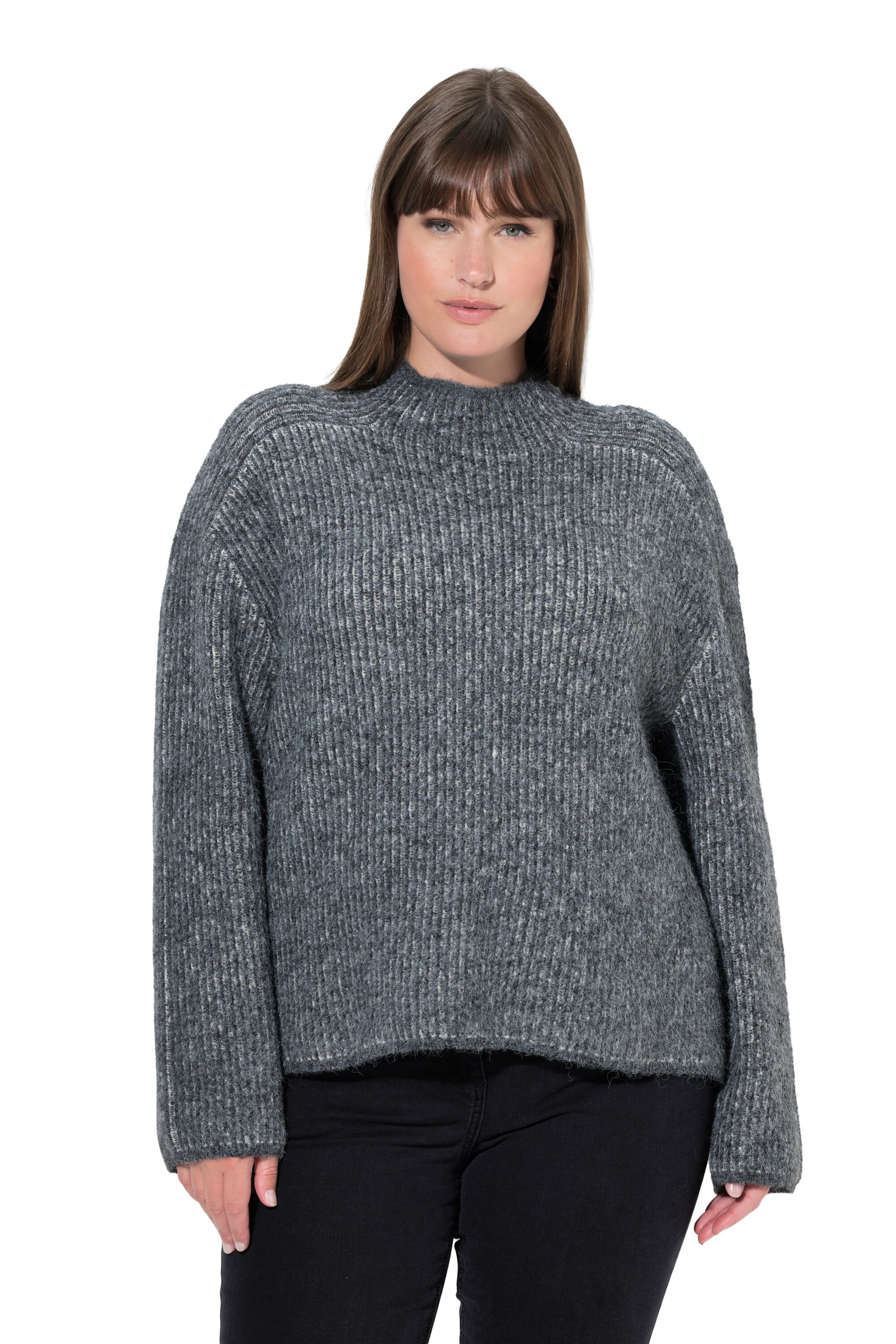 Ulla Popken Sweater in Grey: front