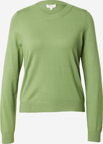 s.Oliver Sweater in Green: front