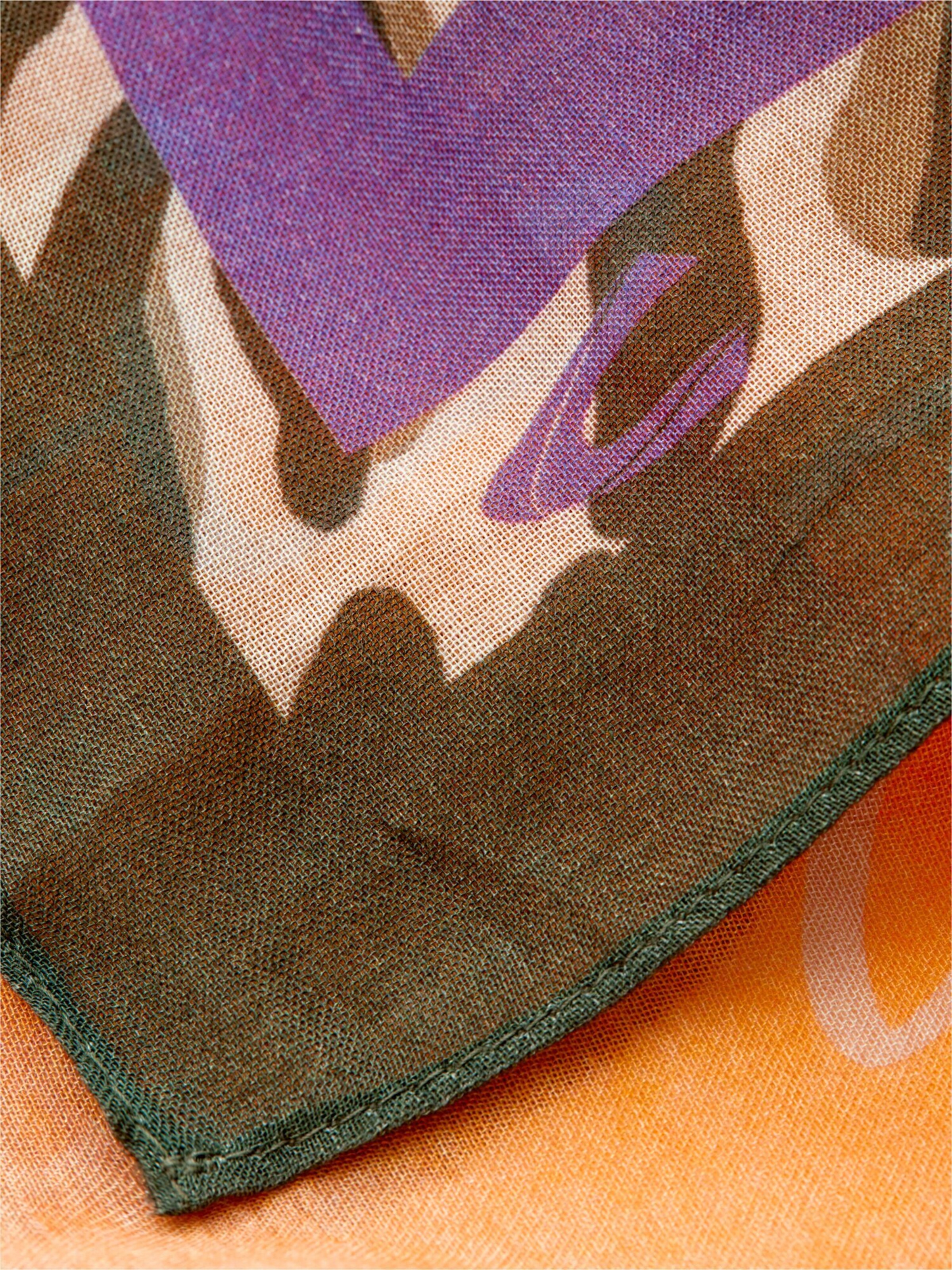 CAMEL ACTIVE Schal aus reiner Baumwolle in Grün