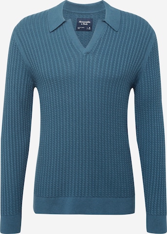 Abercrombie & Fitch Sweater in Blue: front