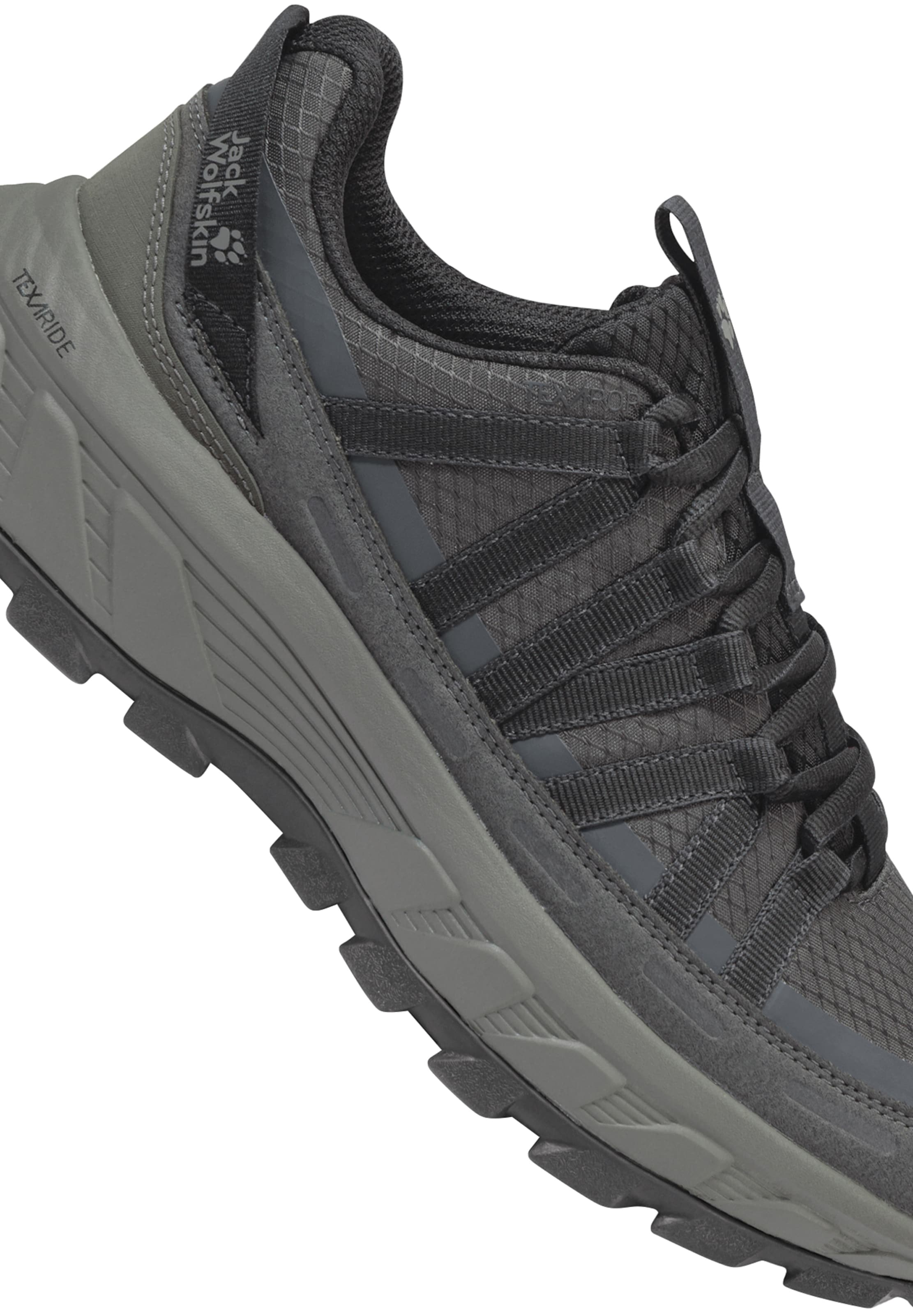 JACK WOLFSKIN Félcipő 'WILD HIKE' - szürke