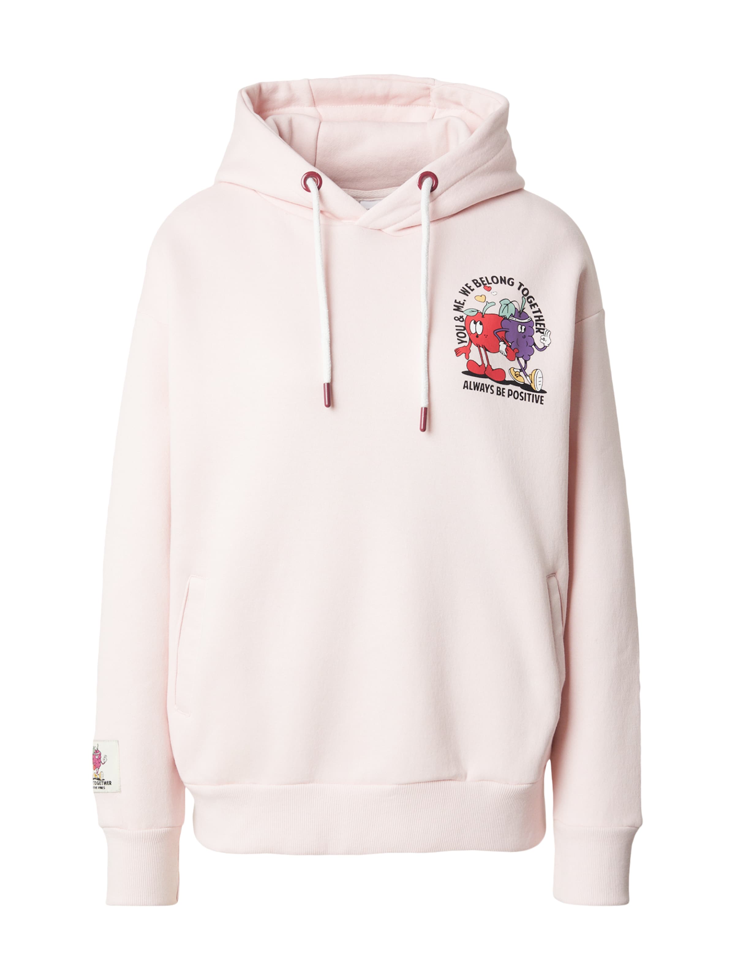 Sublevel Sweatshirt in Pink: Vorderseite