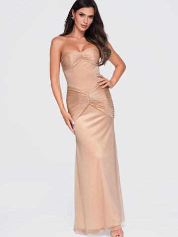 Ombre Abendkleid‌‌‌‌‌‌‌‌ in Beige