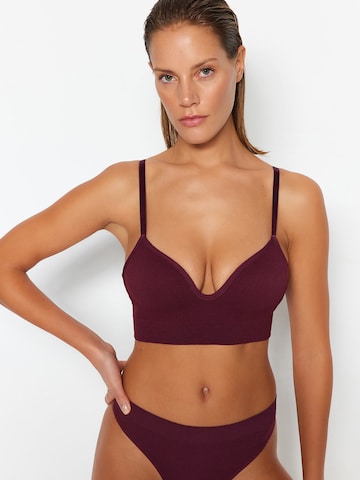 Trendyol Бюстье Бюстгальтер в Красный: спереди