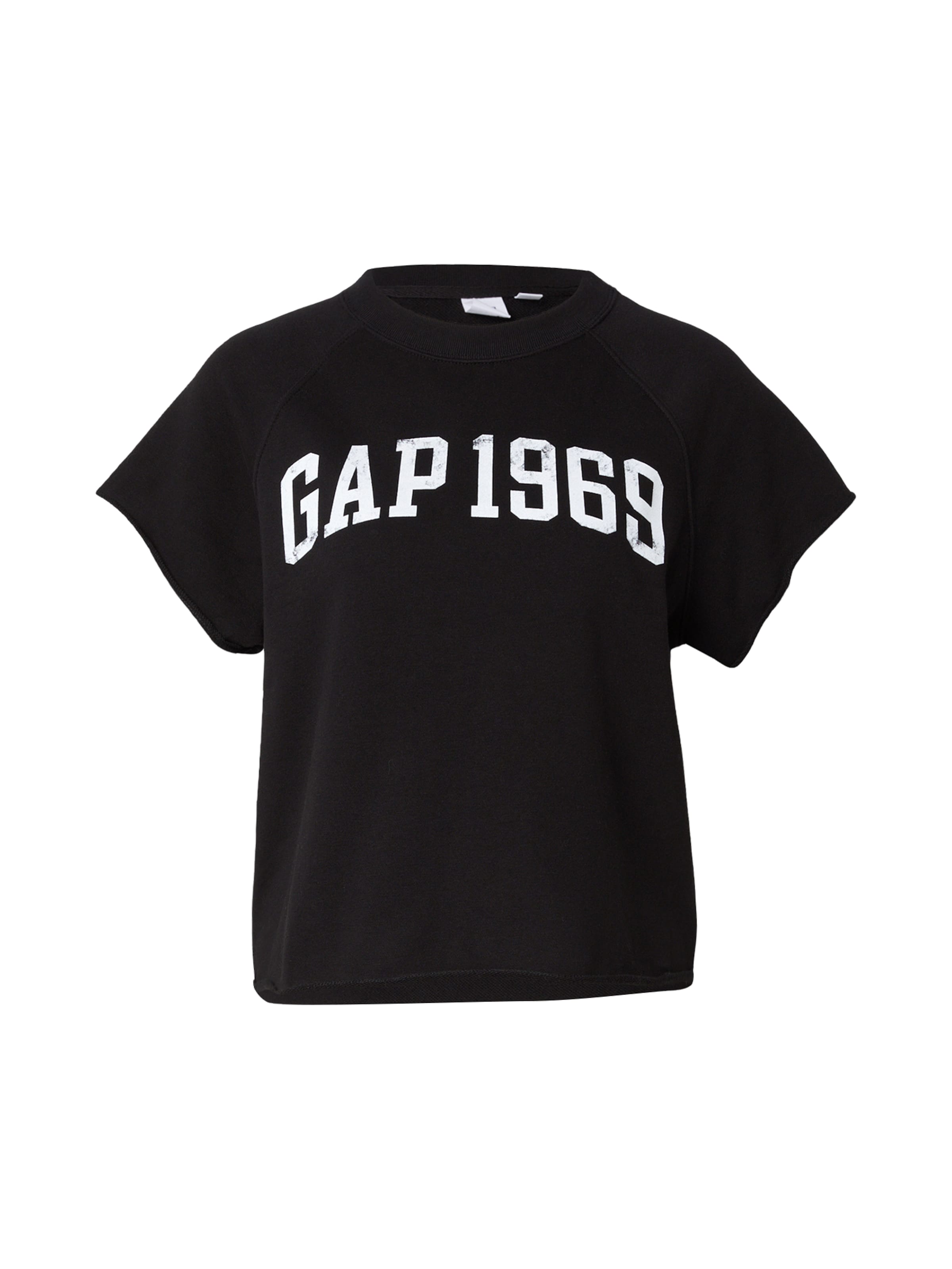 GAP Sweatshirt in Zwart: voorkant