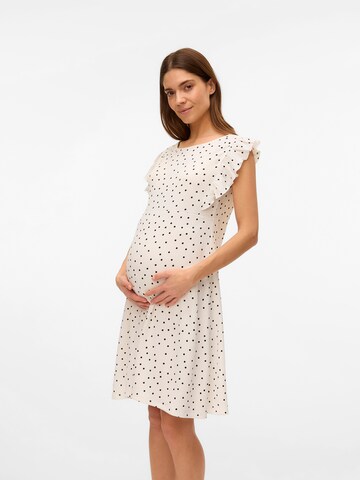 MAMALICIOUS Dress 'MLEveline' in White: front