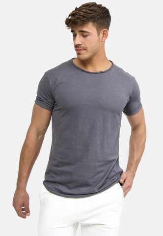 T-Shirt 'Willbur' INDICODE JEANS en gris