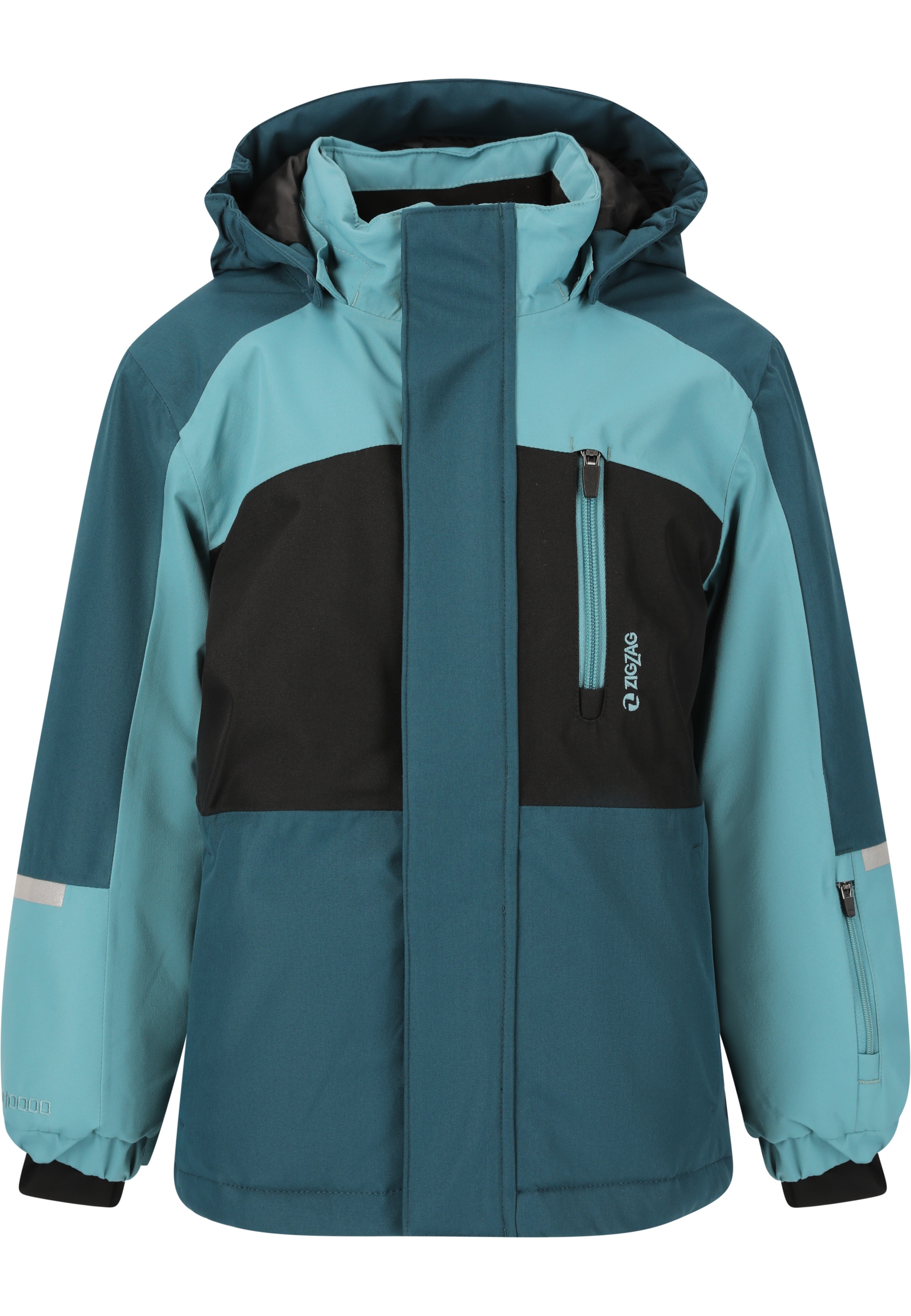 ZigZag Skijacke Scout in Blau: Vorderseite