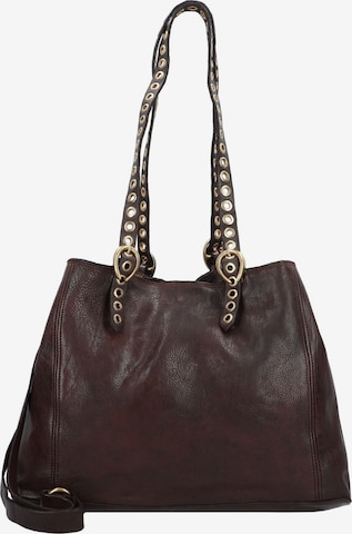 Campomaggi Shoulder Bag in Brown: front